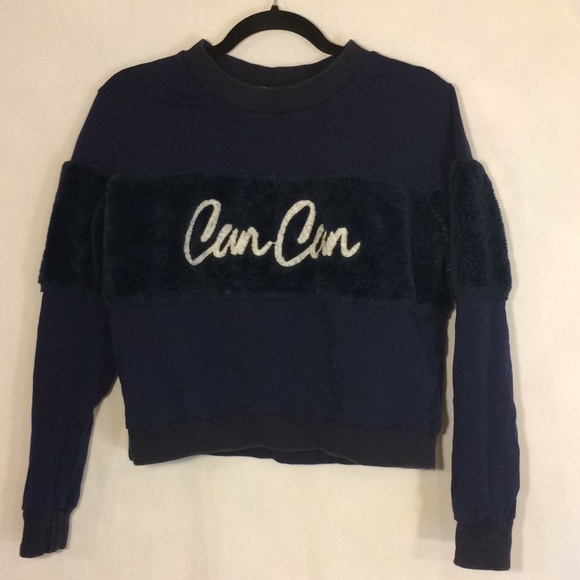 Women's Margarin Fingers Navy Sweatshirt, Size S - Picture 4 of 7